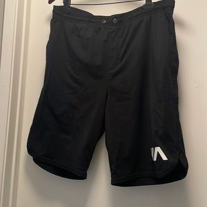 RVCA Black Lounge Shorts Large